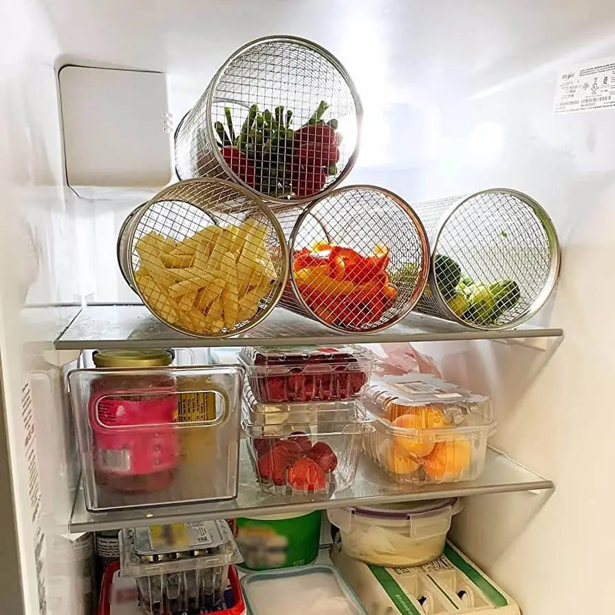 Rotationsgrillkorg för jämn tillagning utan ansträngning