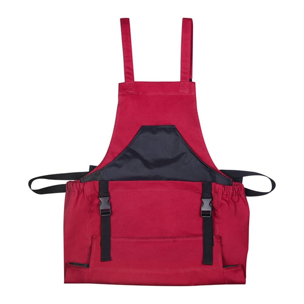 Practical gardening apron with large harvest pocket