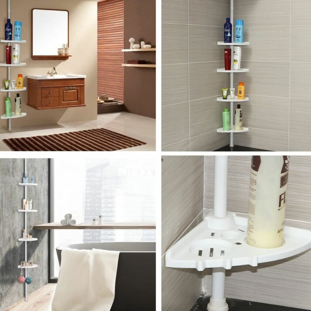 Bathroom shelf for perfect organization