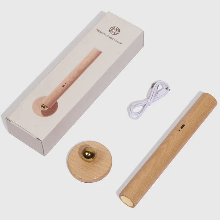 Seinävalaisin puusta – Eleganssia ja luonnollista lämpöä