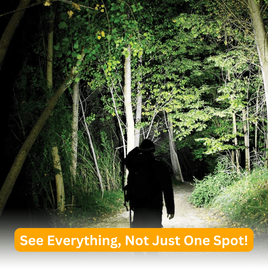 Hovedlygte med stort synsfelt for total udsigt 