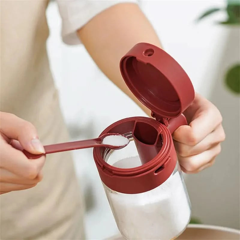 Smart dispenser for spices, sugar, or oil 