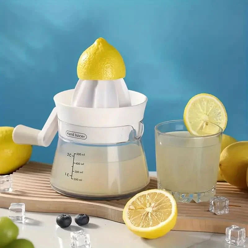 Exprimidor manual práctico para jugos frescos fáciles 