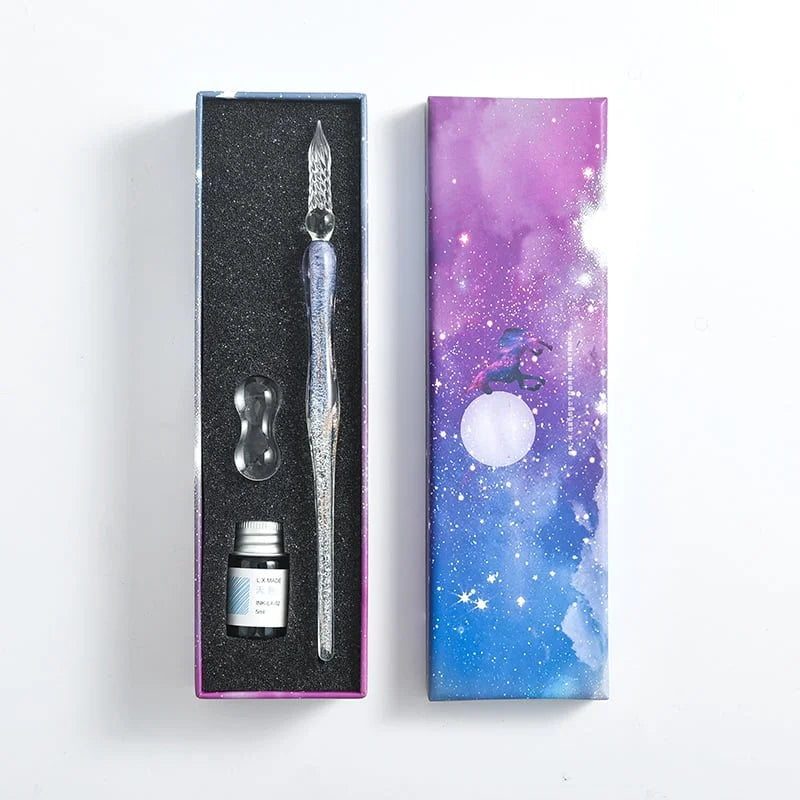 اكتب بأناقة بفضل القلم المغموس في الزجاج 