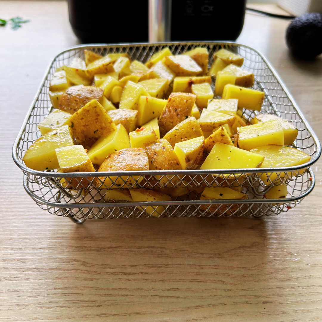 Pinoittavat korit tasaiselle kypsennykselle ilmassa (x3) 