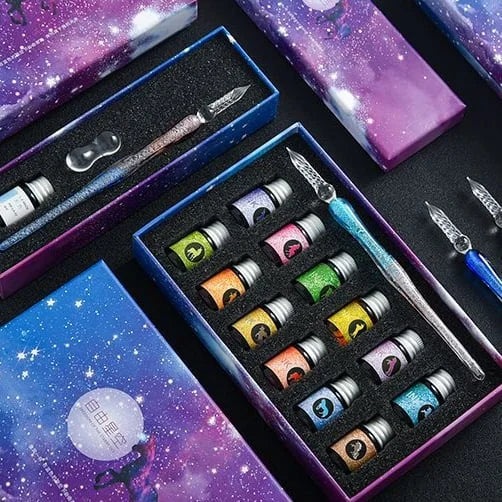 اكتب بأناقة بفضل القلم المغموس في الزجاج 