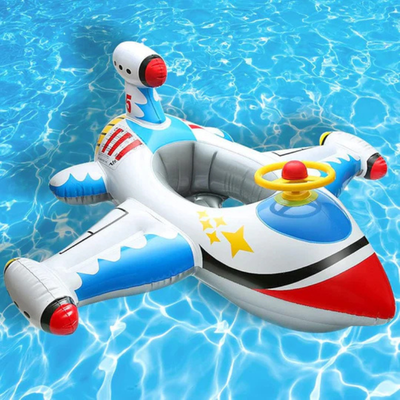 Kinder-Schwimmring im Flugzeugstil zum Spielen im Wasser 