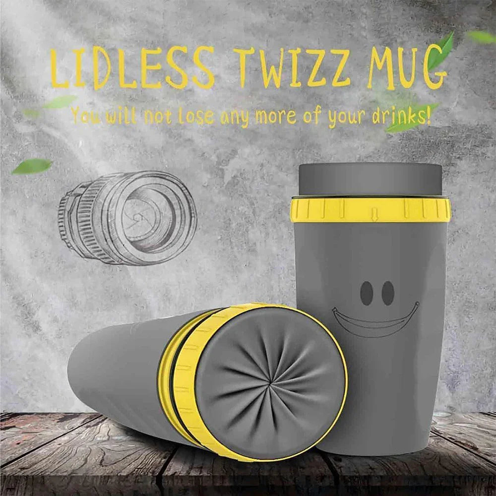 كوب محكم بدون غطاء – اشرب دون أن تسكب 