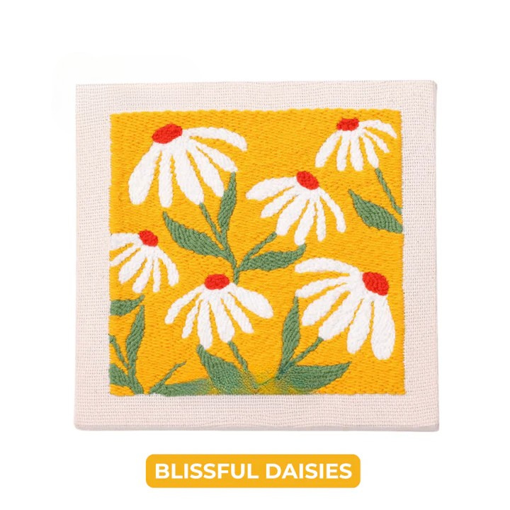 Punch needle embroidery kit 