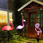 Flamingo Roz solar luminos – Grădină magică noaptea 