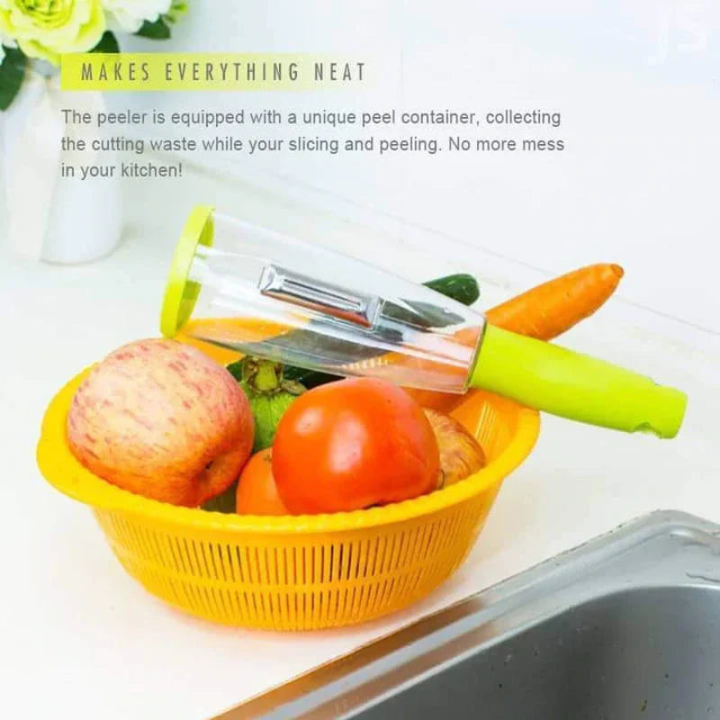 קל לקלף ושמרו על משטח העבודה שלכם נקי 