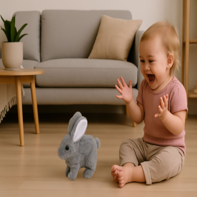 Peluche lapin ultra douce, le compagnon câlin parfait