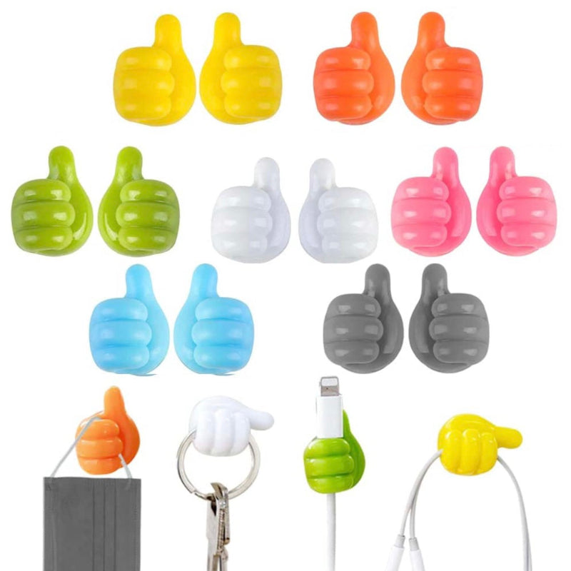 Crochets malins pour câbles, brosses, écouteurs et plus (x10)