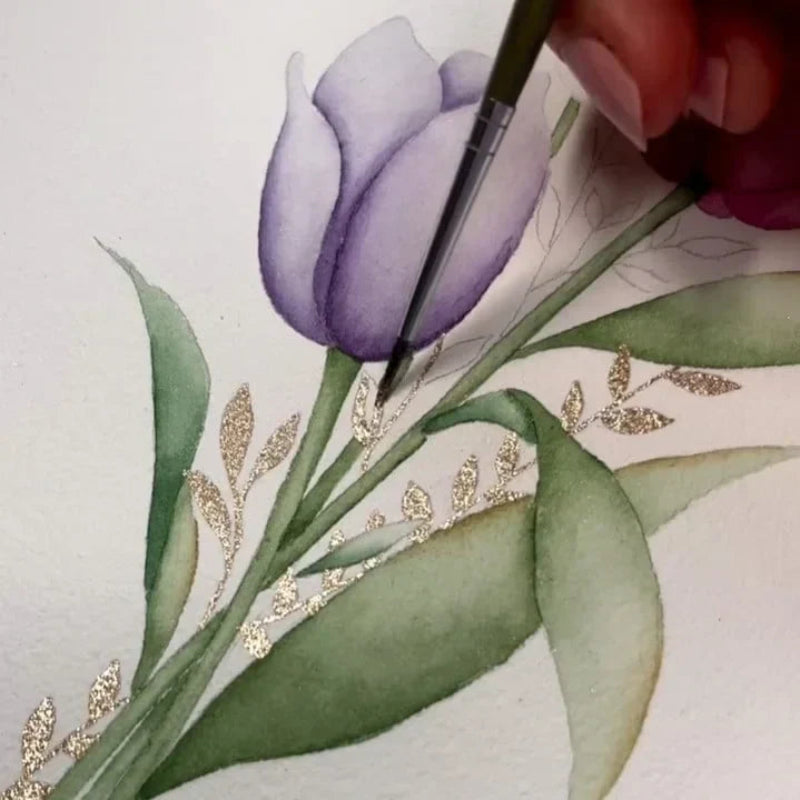 Intensiv metallisk maling for livlige kreasjoner 