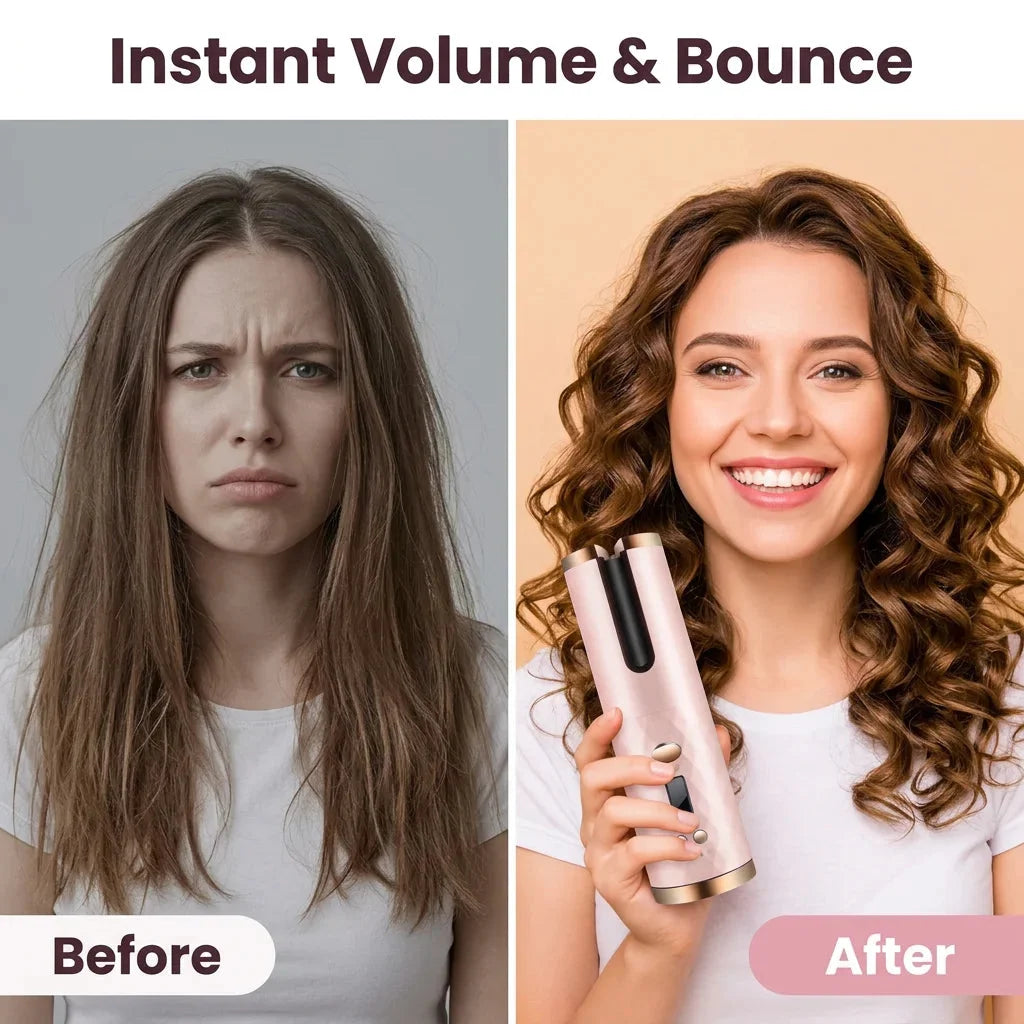Rizador de pelo inalámbrico portátil — foto 3