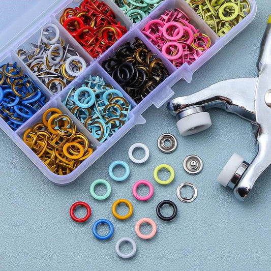 Naadloze bevestiging: gemakkelijk te plaatsen drukknoopjes 