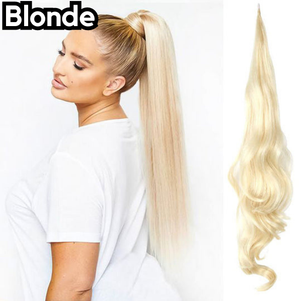 Extensión de cola de caballo glamorosa para un look chic 