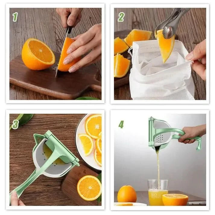 Un jugo fresco casero sin esfuerzo ni electricidad 