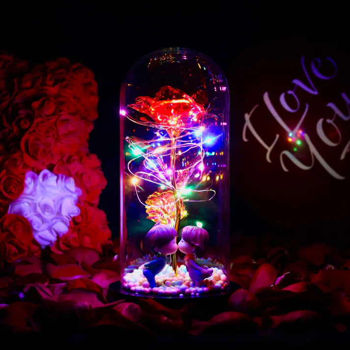 ורוד תחת פעמון – אלגנטיות מוארת ונצחית 