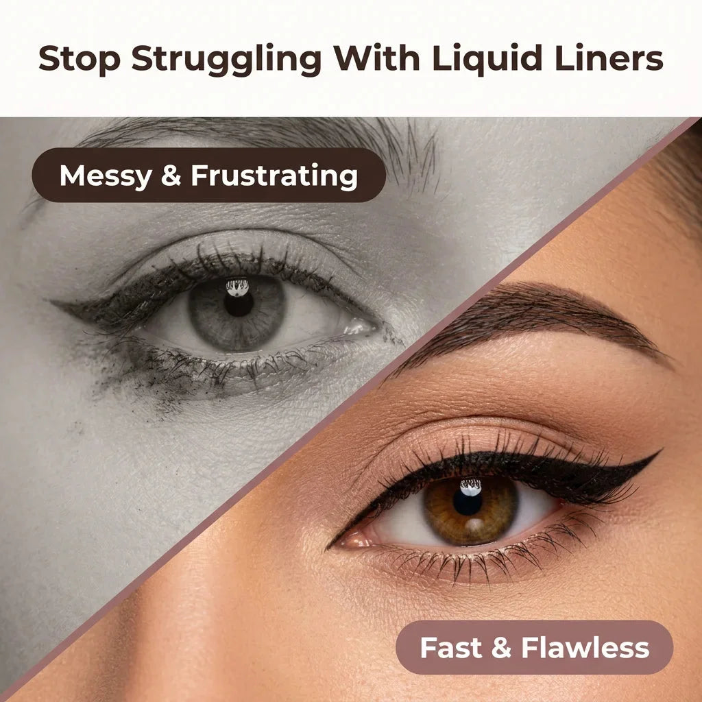 Ștampilă simetrică pentru eyeliner — fotografia 2